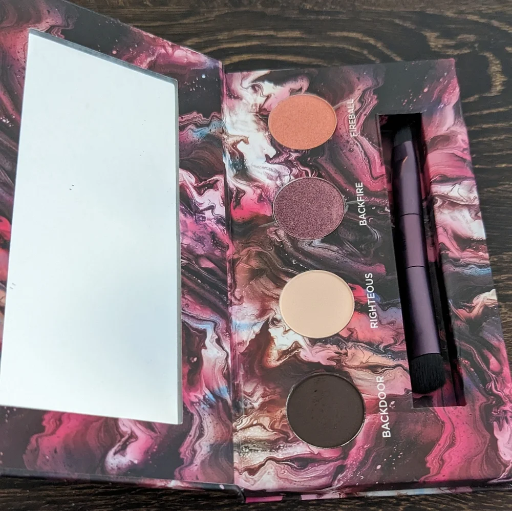 SOLD NEW Urban Decay Naked Palette 7 Piece Bundle Heat Primer Potion All Nighter - Picture 9 of 13